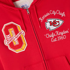 Kansas City Chiefs OVO x NFL Unisex Full-Zip Waffle-Lined Hoodie Red