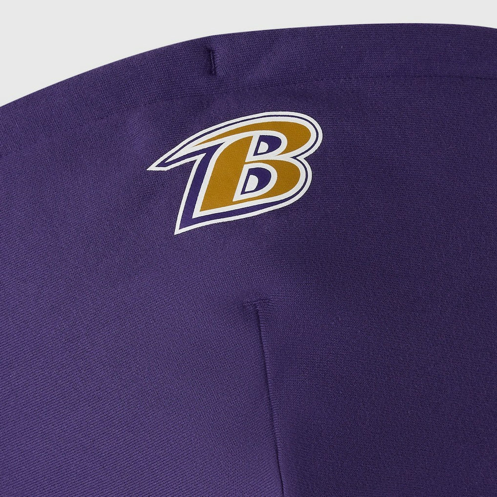 Baltimore Ravens OVO x NFL Unisex Full-Zip Waffle-Lined Hoodie Purple