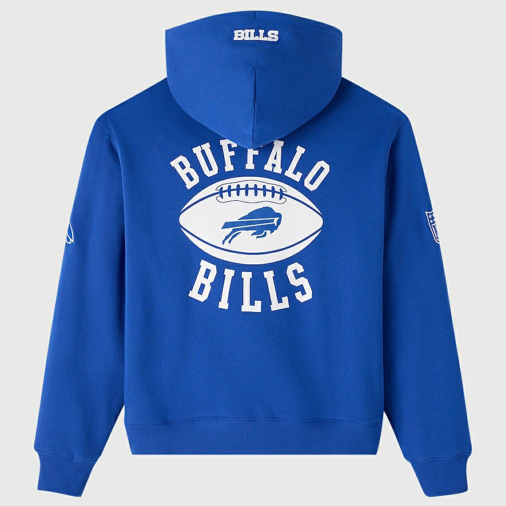 Buffalo Bills OVO x NFL Unisex Full-Zip Waffle-Lined Hoodie Royal