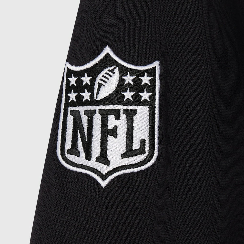 Pittsburgh Steelers OVO x NFL Unisex Full-Zip Waffle-Lined Hoodie Black
