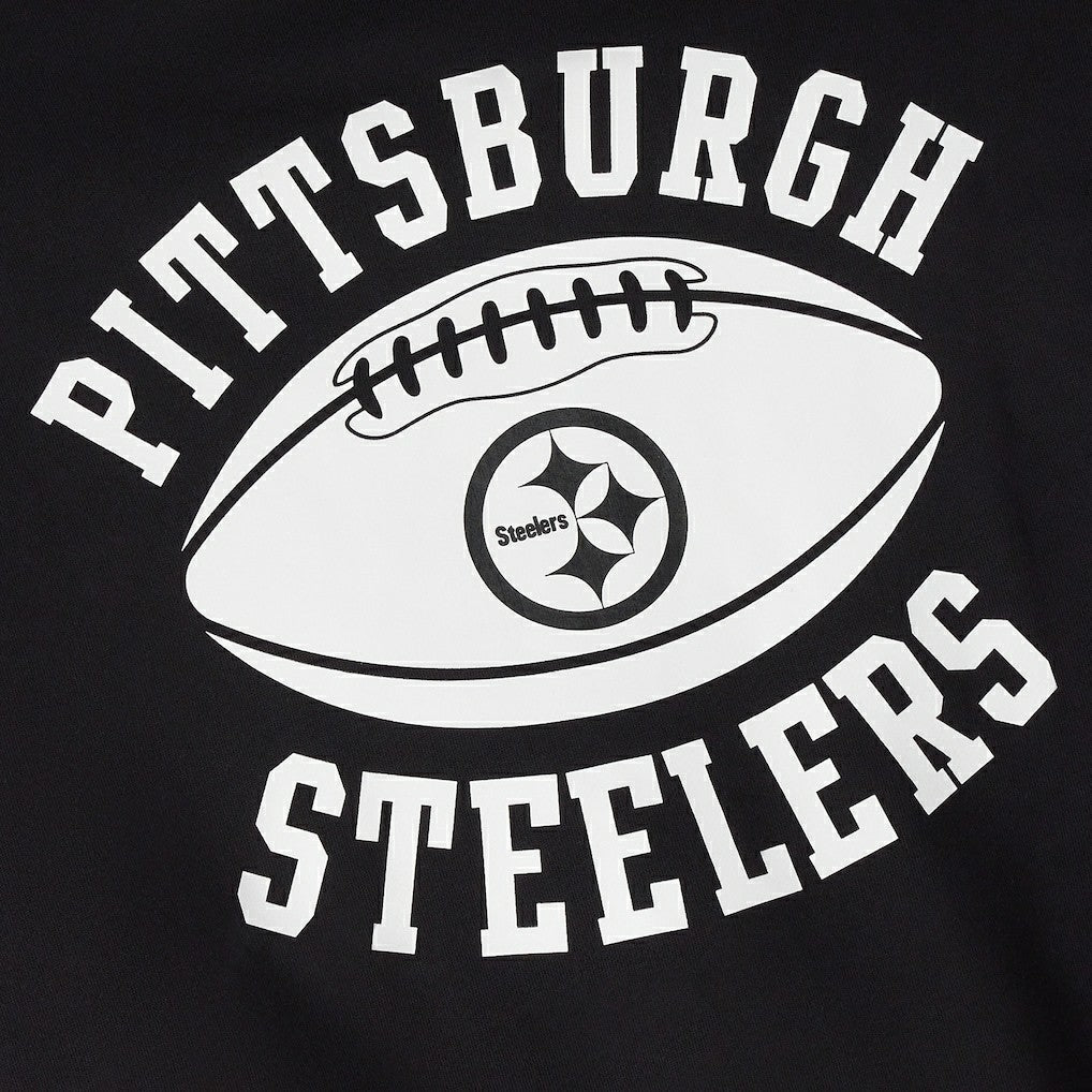 Pittsburgh Steelers OVO x NFL Unisex Full-Zip Waffle-Lined Hoodie Black