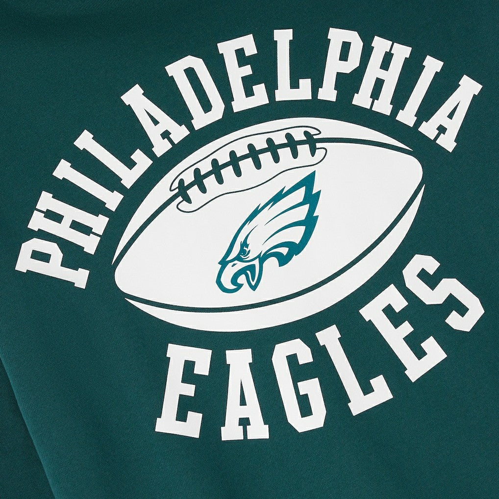 Philadelphia Eagles OVO x NFL Unisex Full-Zip Waffle-Lined Hoodie Midnight Green