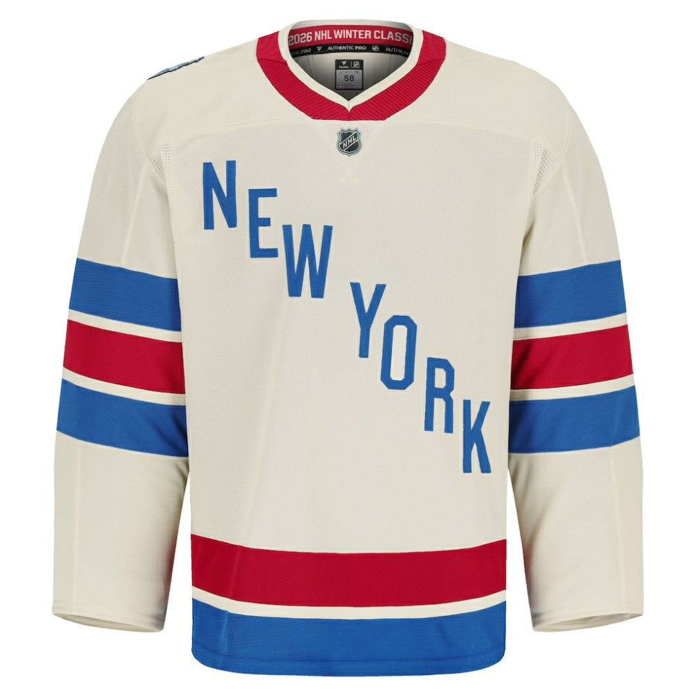 New York Rangers Fanatics 2026 NHL Winter Classic Authentic Pro Jersey - Beige - NHL 203600221
