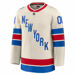 New York Rangers Fanatics 2026 NHL Winter Classic Premium Custom Jersey - Beige - NHL 203600223