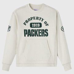 Green Bay Packers OVO x NFL Unisex Fleece Sweatshirt Heather Gray
