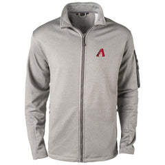 Arizona Diamondbacks Dunbrooke Pacific Full-Zip Fleece Jacket - Heather Gray - MLB Discount