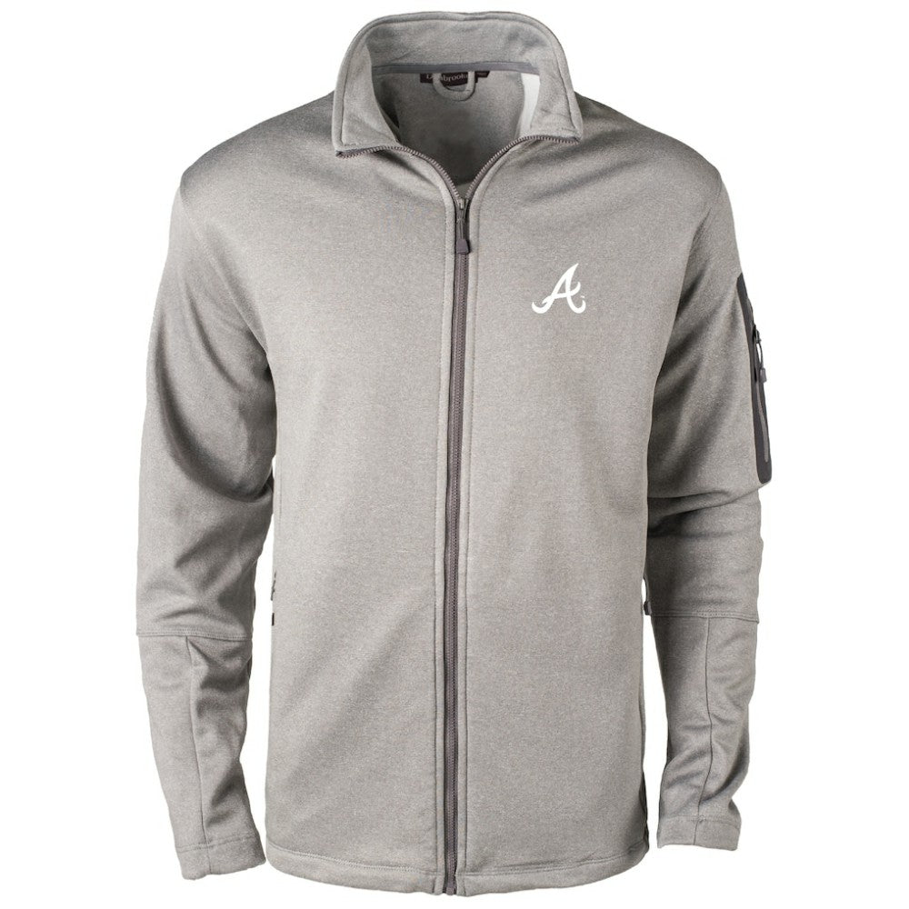 Atlanta Braves Dunbrooke Pacific Full-Zip Fleece Jacket - Heather Gray - MLB on Sale