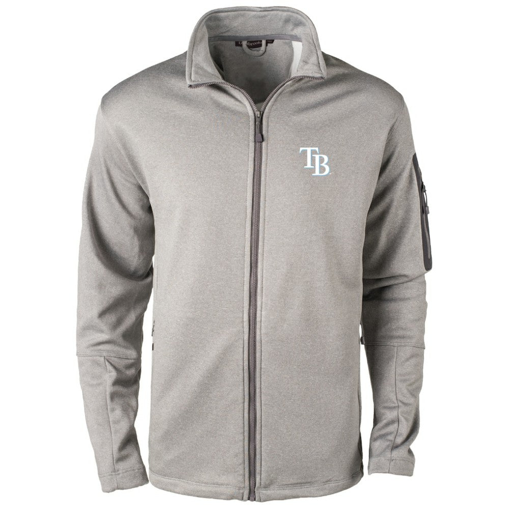 Tampa Bay Rays Dunbrooke Pacific Full-Zip Fleece Jacket - Heather Gray - MLB on Sale