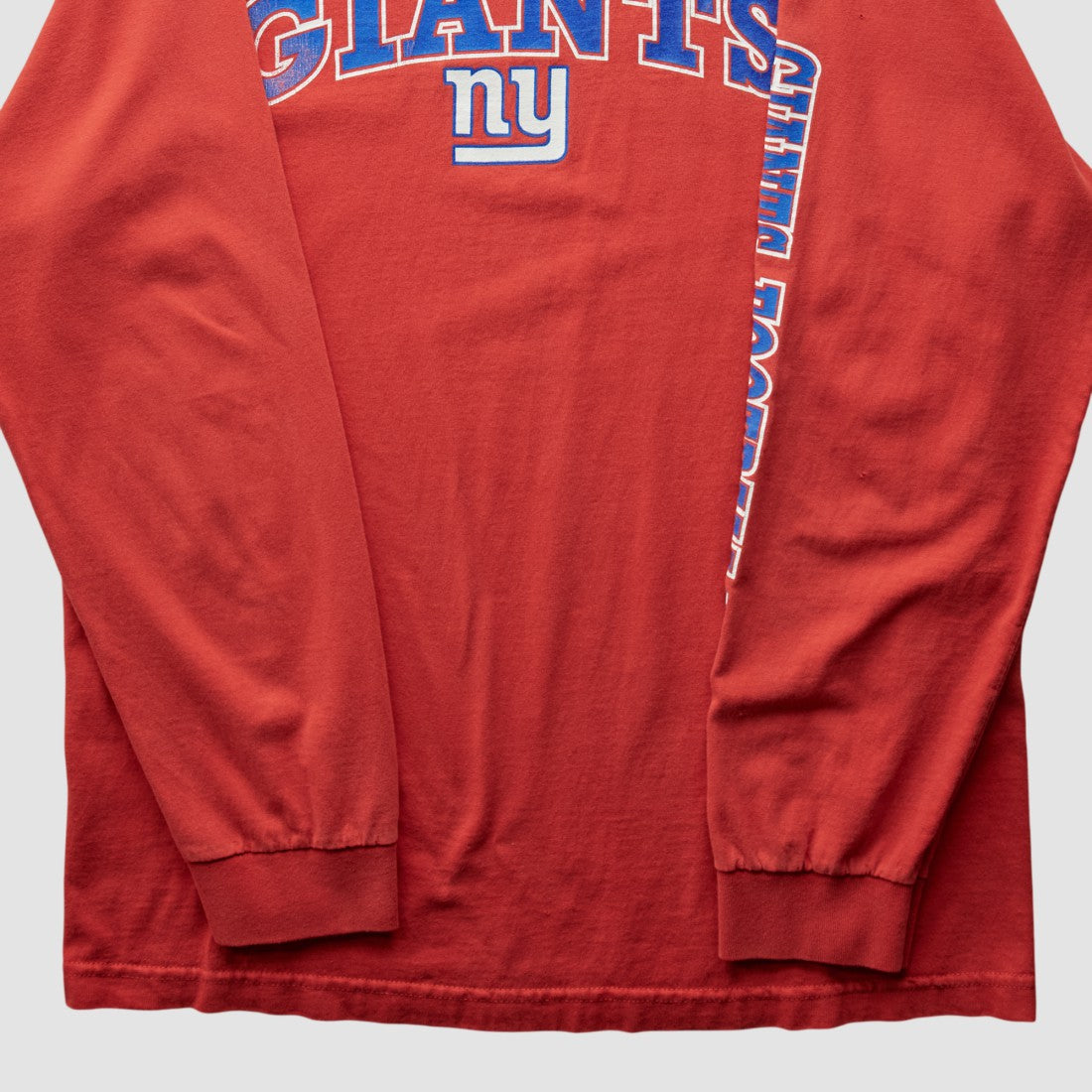 Fanatics New York Giants NFL 2000s Long Sleeve T-shirt Red Vintage