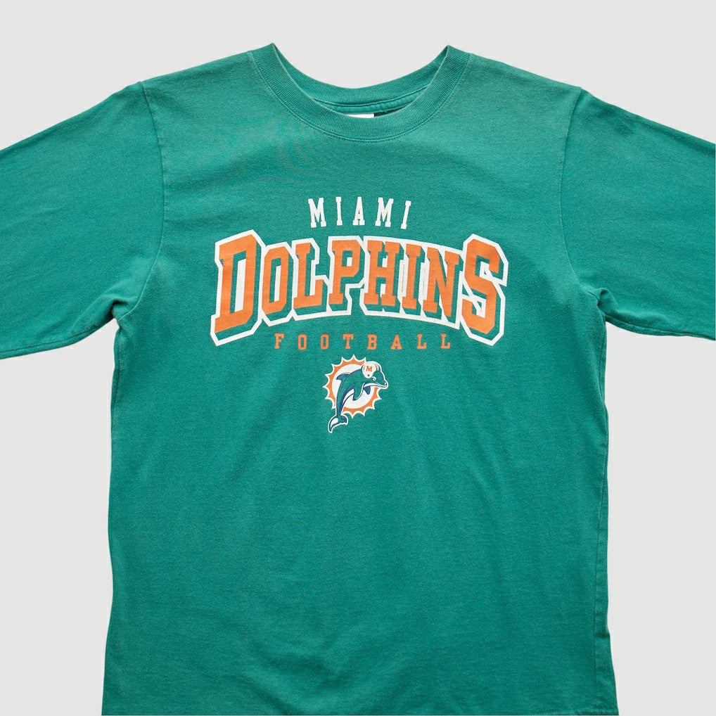 Fanatics Miami Dolphins NFL 2000s Long Sleeve T-shirt Teal Vintage