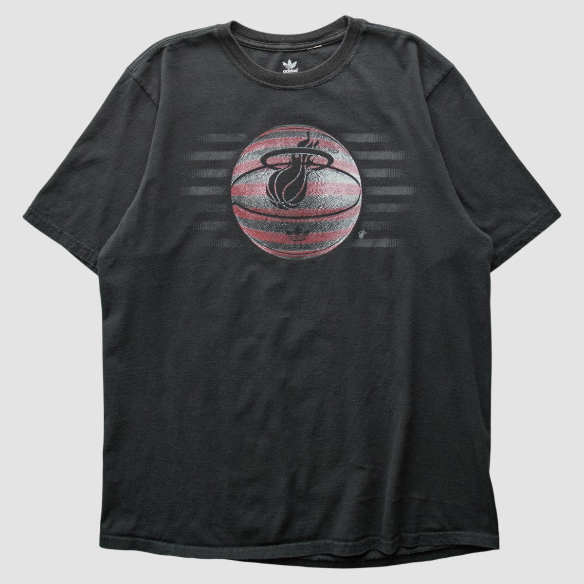 Miami Heat 2010s T-shirt Black Vintage | Adidas discount