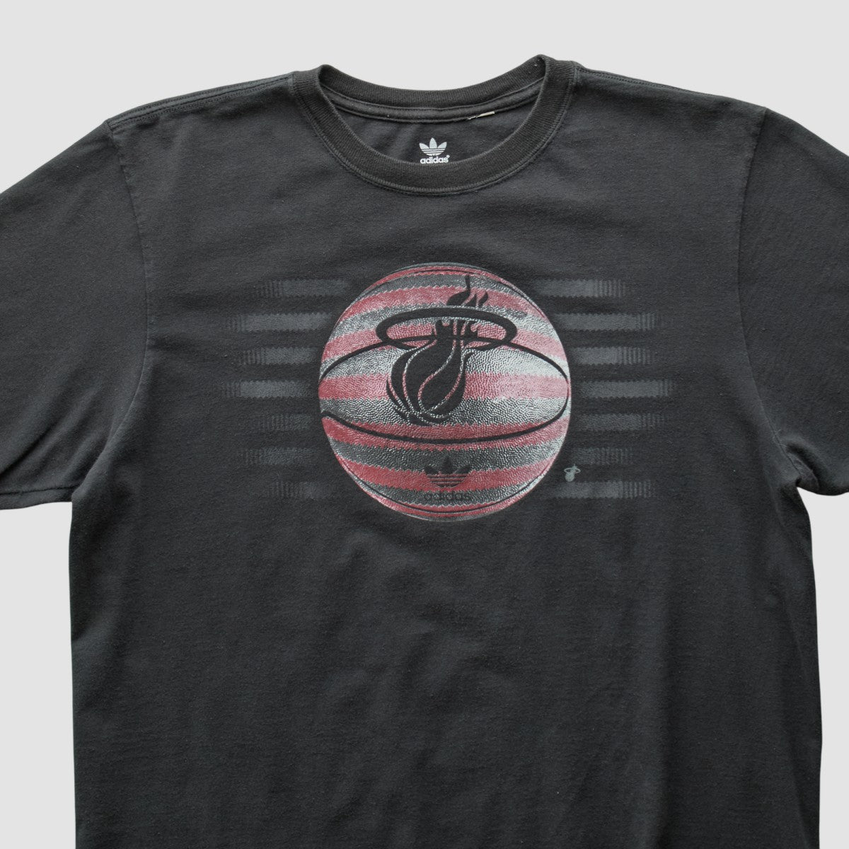 Miami Heat 2010s T-shirt Black Vintage | Adidas discount