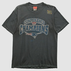 Fanatics New England Patriots Reebok 2000s T-shirt Charcoal Vintage