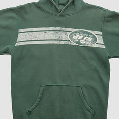 Fanatics New York Jets 2000s Hooded Pullover Sweatshirt Green Vintage