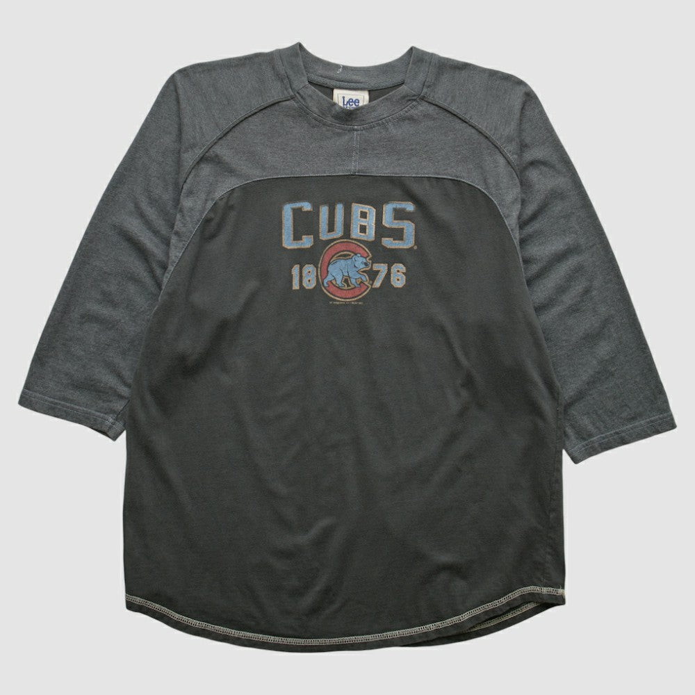 Chicago Cubs Lee Apparel 2007 T-shirt - Charcoal - Vintage - Fanatics on Sale