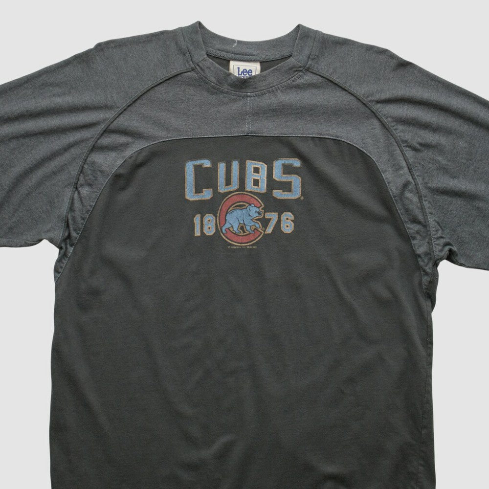 Chicago Cubs Lee Apparel 2007 T-shirt - Charcoal - Vintage - Fanatics on Sale