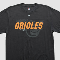 Baltimore Orioles Majestic 2000s T-shirt - Black - Vintage - Fanatics Discount
