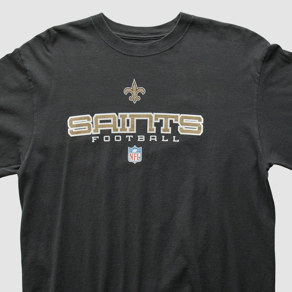 Fanatics New Orleans Saints 2000s Long Sleeve T-shirt Black Vintage