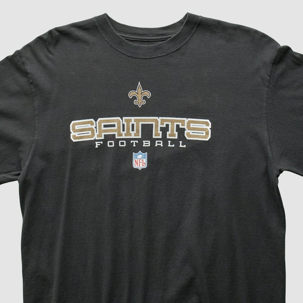 Fanatics New Orleans Saints 2000s Long Sleeve T-shirt Black Vintage