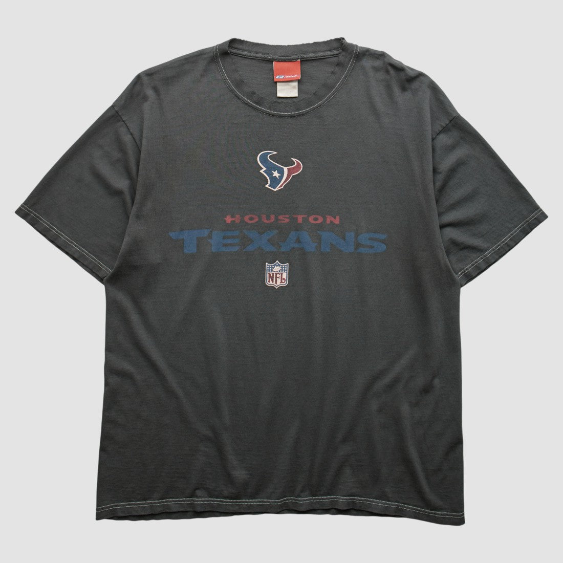 Fanatics Houston Texans Reebok 2000s T-shirt Charcoal Vintage