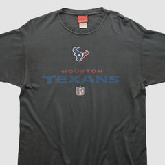 Fanatics Houston Texans Reebok 2000s T-shirt Charcoal Vintage