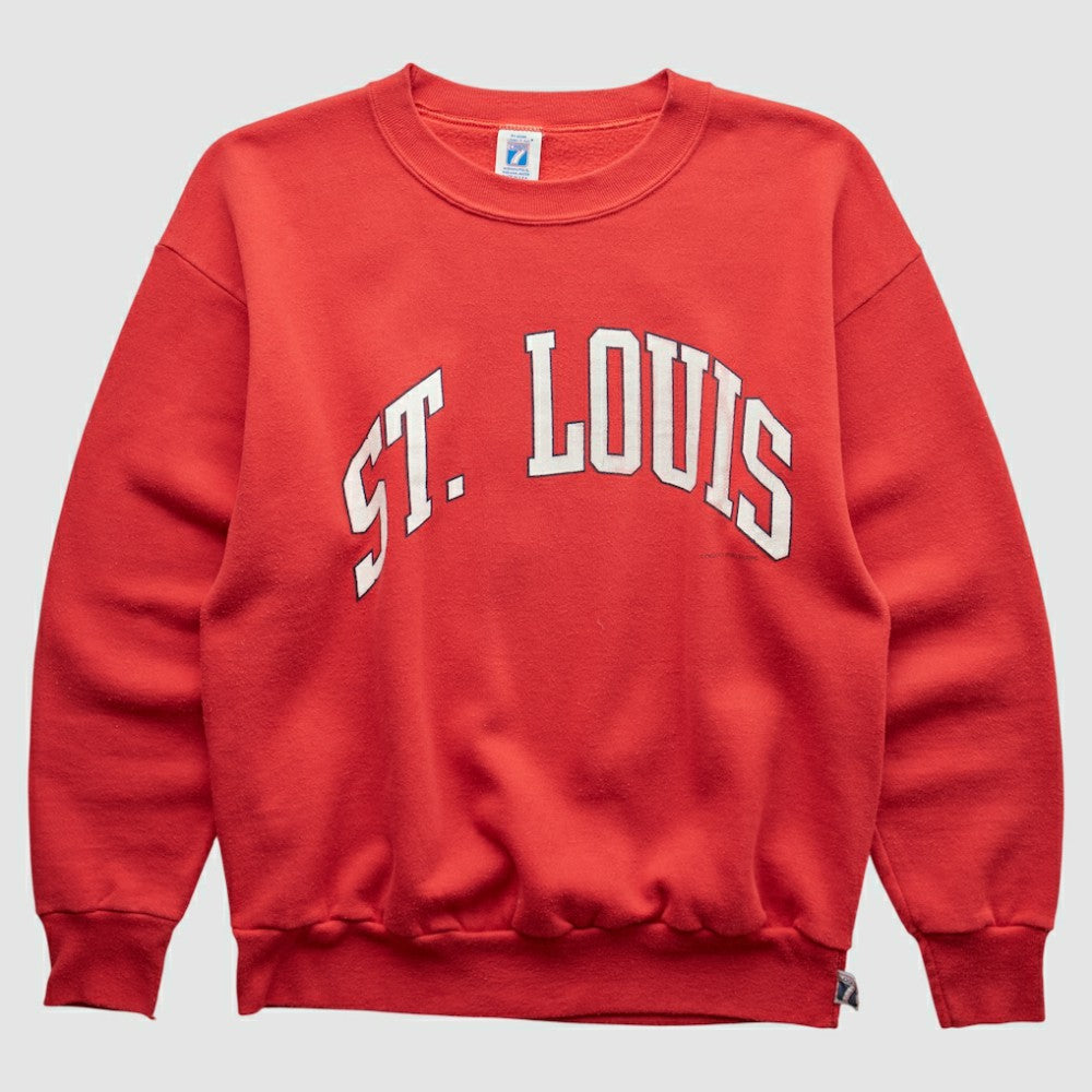 St. Louis Cardinals Logo 7 90s Sweatshirt - Red - XVintage - Fanatics Online