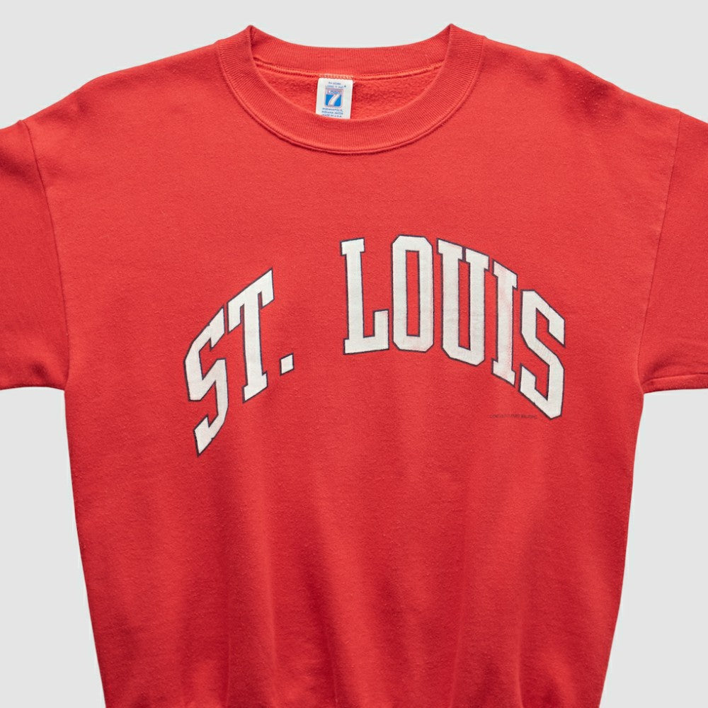 St. Louis Cardinals Logo 7 90s Sweatshirt - Red - XVintage - Fanatics Online