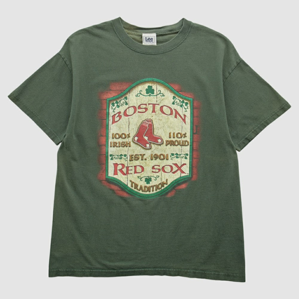 Boston Red Sox Lee Apparel 2000s T-shirt - Green - Vintage - Fanatics Lifestyle