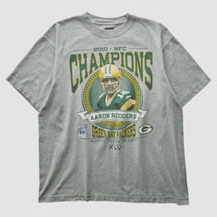 Fanatics Green Bay Packers Reebok 2010 T-shirt Heather Gray Vintage