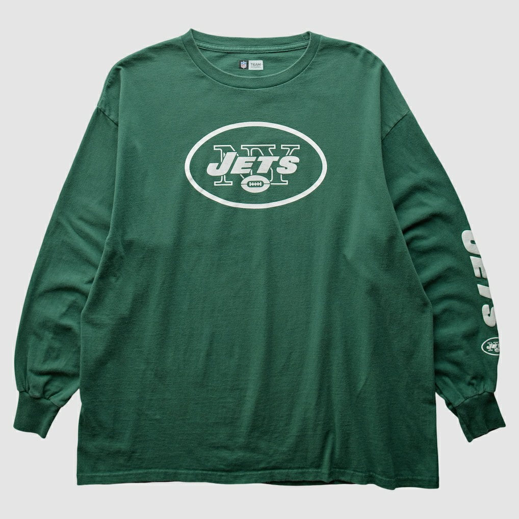 Fanatics New York Jets 2010s Long Sleeve T-shirt Green Vintage