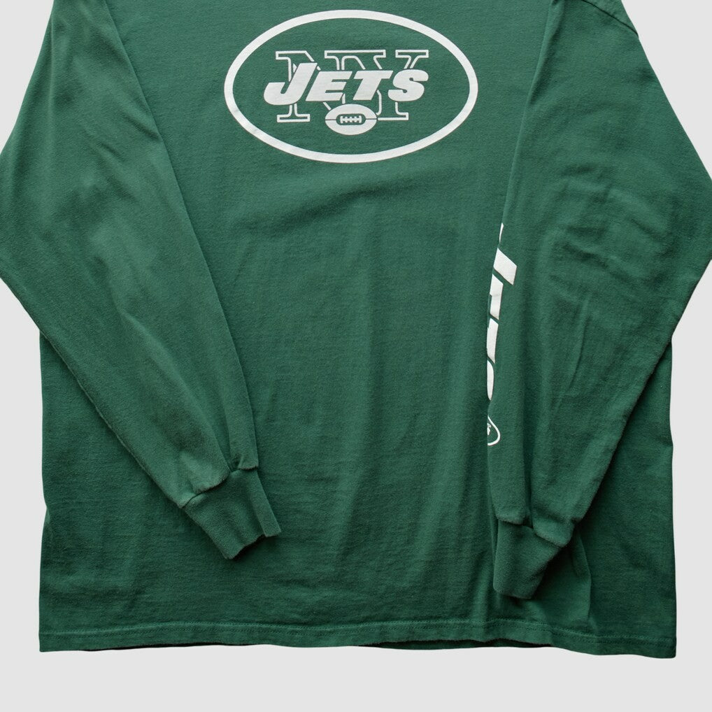 Fanatics New York Jets 2010s Long Sleeve T-shirt Green Vintage