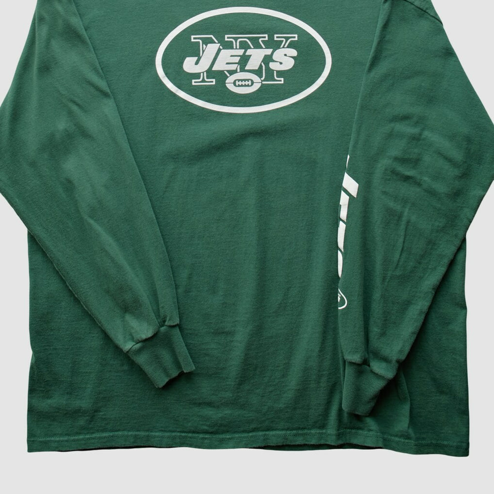 Fanatics New York Jets 2010s Long Sleeve T-shirt Green Vintage
