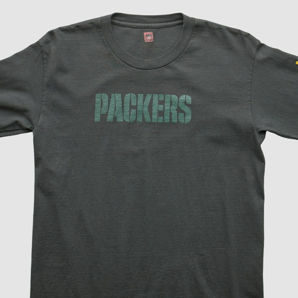 Fanatics Green Bay Packers NFL 2000s Long Sleeve T-shirt Charcoal Vintage