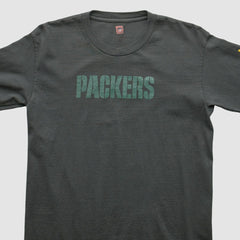 Fanatics Green Bay Packers NFL 2000s Long Sleeve T-shirt Charcoal Vintage