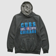 Chicago Cubs Adidas 2010s Hooded Pullover Sweatshirt - Dark Heather Gray - XXVintage - Fanatics Sale