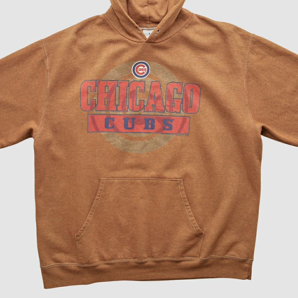 Chicago Cubs 2000s Hooded Pullover Sweatshirt - Tan - Vintage - Fanatics Lifestyle
