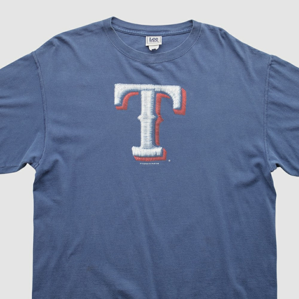Texas Rangers Lee Apparel 2005 T-shirt - Blue - XVintage - Fanatics Online