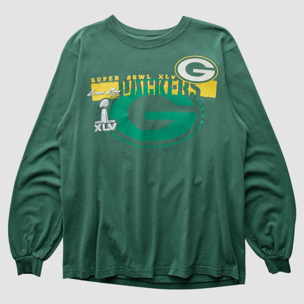 Fanatics Green Bay Packers 2011 Long Sleeve T-shirt Green Vintage