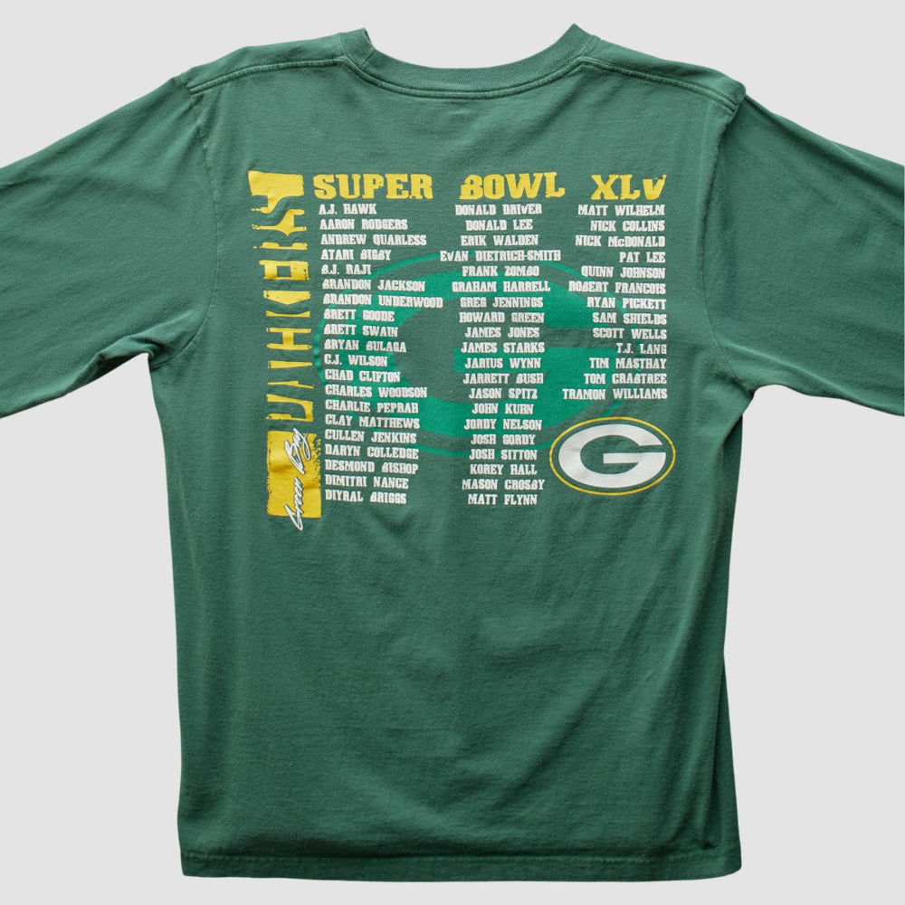 Fanatics Green Bay Packers 2011 Long Sleeve T-shirt Green Vintage