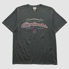St. Louis Cardinals Lee Apparel 2004 T-shirt - Black - Vintage - Fanatics Discount