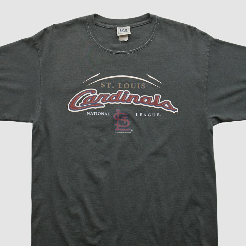 St. Louis Cardinals Lee Apparel 2004 T-shirt - Black - Vintage - Fanatics Discount