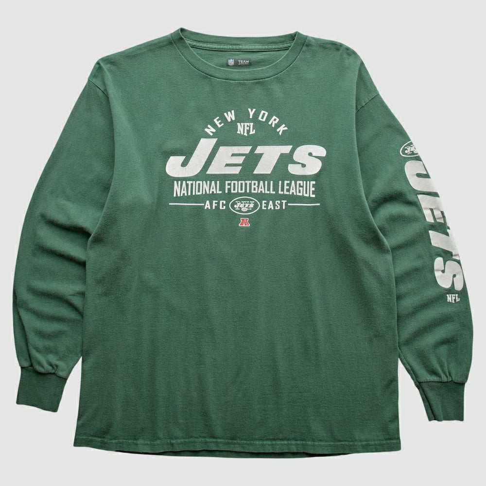 Fanatics New York Jets 2010s Long Sleeve T-shirt Green Vintage