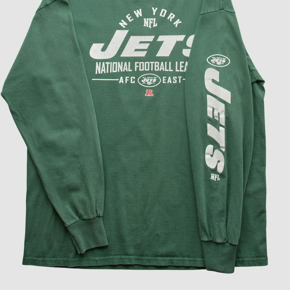 Fanatics New York Jets 2010s Long Sleeve T-shirt Green Vintage