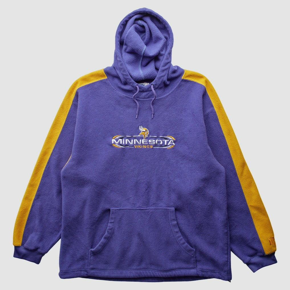 Fanatics Minnesota Vikings NFL 2000s Hooded Pullover Sweatshirt Purple Vintage