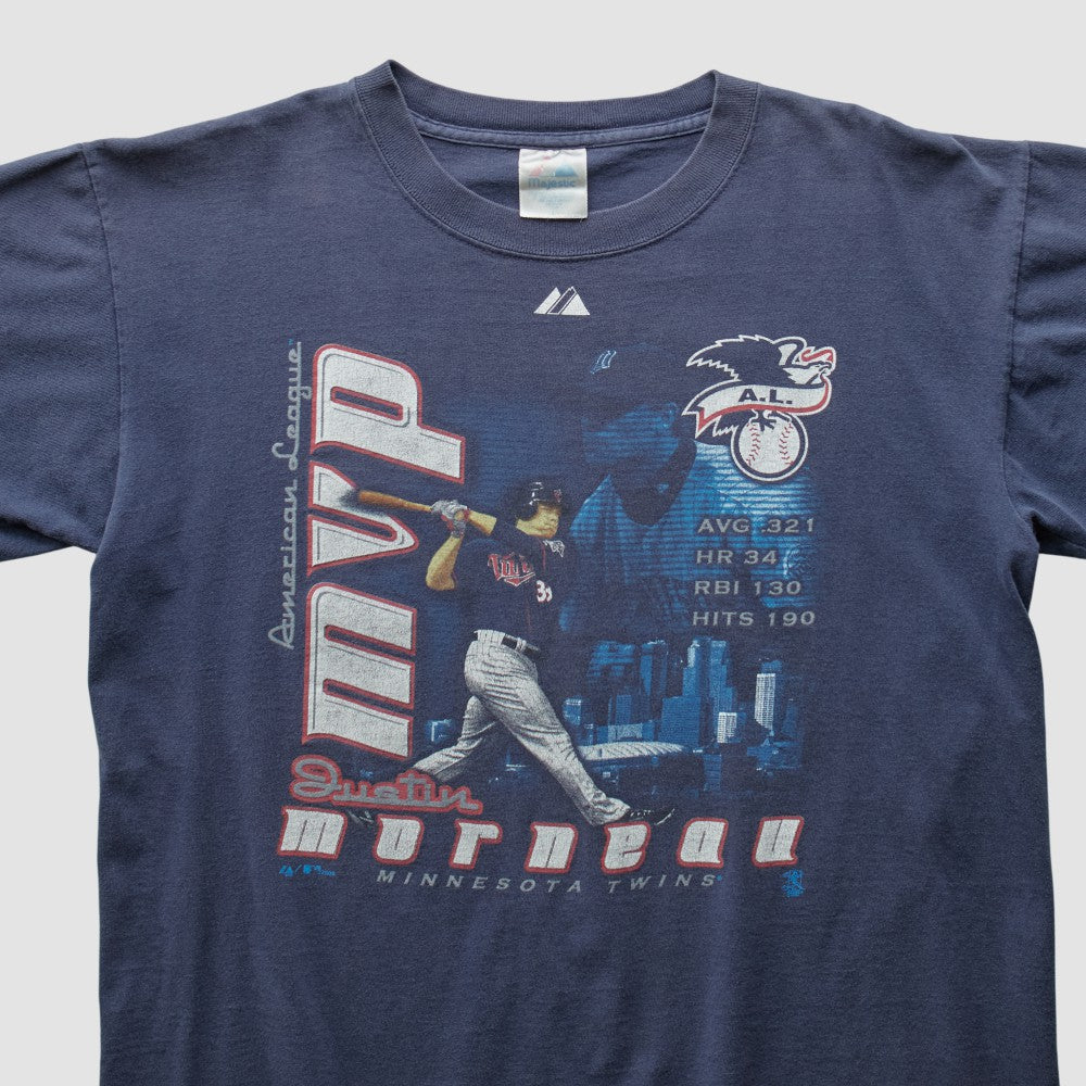 Minnesota Twins Majestic 2006 T-shirt - Navy - Vintage - Fanatics on Sale