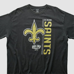 Fanatics New Orleans Saints Reebok 2010 T-shirt Black Vintage