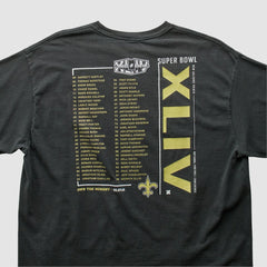 Fanatics New Orleans Saints Reebok 2010 T-shirt Black Vintage