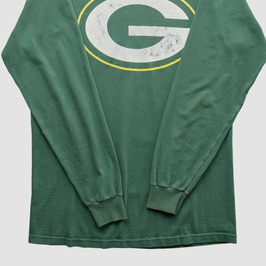 Fanatics Green Bay Packers Reebok 2000s Long Sleeve T-shirt Green Vintage