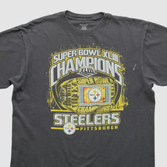 Fanatics Pittsburgh Steelers Reebok 2009 T-shirt Black Vintage