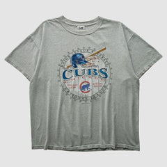 Chicago Cubs Lee Apparel 2004 T-shirt - Heather Gray - XVintage - Fanatics Online